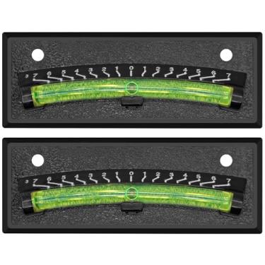 Imagem de eiekako Pacote com 2 medidores de nível RV, inclinômetro de latão de alta definição para campistas e veículos off-road, sistema de nivelamento preciso 07