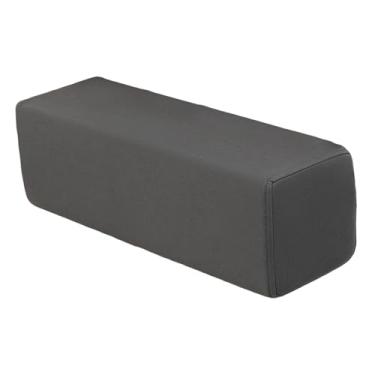 Imagem de Generic Almofada para apoio de braço de sofá com fronha removível e lavável, almofada lombar para sala de estar, leitura e trabalho, Cinza Escuro