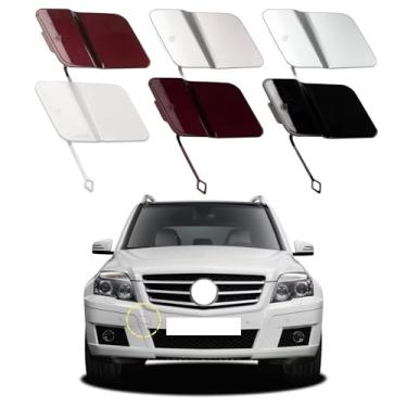 Imagem de Tampa de gancho de reboque para para-choque dianteiro de carro compatível com Mercedes Benz X204 GLK250 GLK300 GLK350 2008 2009 2010 2011 2012 2013 2048850224 Tampa pequena de reboque