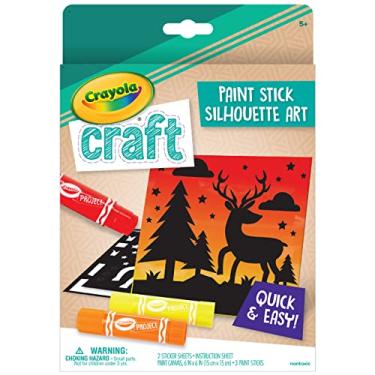 Imagem de Crayola Craft, Paint Stick Silhouette Art, Set 1