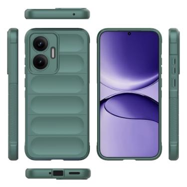 Imagem de Elubugod Capa compatível com Xiaomi Poco F7 5G, compatível com Xiaomi Redmi Turbo 4 Pro 5G 25053RT47C TPU capa protetora de silicone macio verde