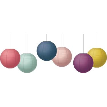 Imagem de Teacher Created Resources Lanternas de papel penduradas Oh Happy Day de 20 cm (TCR77514)