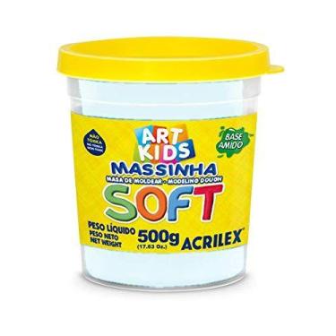 Imagem de Massa Para Modelar Soft 150G.Branco Neve Bs Amido - ACRILEX