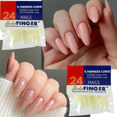Imagem de Unhas Postiças Gold Finger K.Empress Curve  24 Unidades