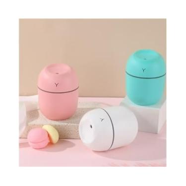 Imagem de Mini Umidificador Difusor Aromatizador Portátil Egg USB com LED – Silencioso, Para Casa, Carro ou Escritório – Design Compacto (CORES VARADAS)