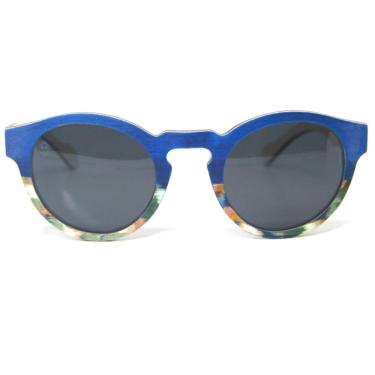 Imagem de Óculos de Sol de Madeira Destin Blue