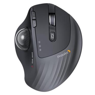 Imagem de Mouse Trackball sem fio ProtoArc EM01NL Bluetooth Cinza