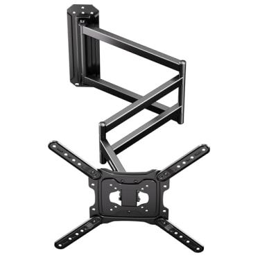 Imagem de Mount-It! Suporte de parede para TV de movimento completo de braço extra longo para a maioria das TVs de 58.4 cm-165.1 cm com padrões VESA de até 400 x 400 mm, suporte de montagem de TV de canto
