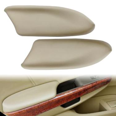 Imagem de stymart 1 par de capas de tampa de vinil para apoio de braço da porta da frente compatíveis com Honda Accord Sedan 2008 2009 2010 2011 2012 Honda Accord Sedan (EX/EX-L/LX/LX-P/SE) Acessórios