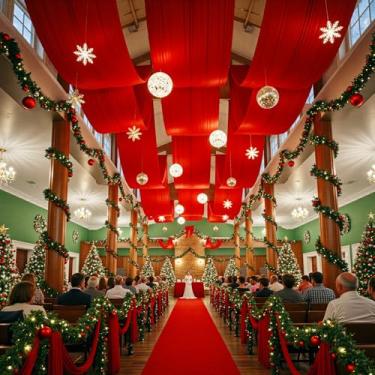 Imagem de PartyVillage Cortina de teto vermelha de 3 m x 12 m para festas de casamento – 2 painéis sem rugas para barraca longa de 10 m para casamento, aniversário e festas temáticas, altura de 12 m com bolso