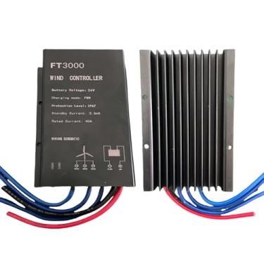 Imagem de 12v,Controlador de Carga MPPT para Sistema Híbrido Eólico Solar de 12000W, para Todas as Turbinas Eólicas, Sistema Eólico Doméstico 12V 24V 48V, Regulação Automática para