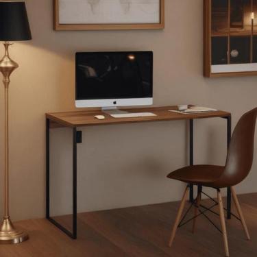 Imagem de Mesa Escritório Estilo Industrial 90x50  Ideal para Home Office e Espa
