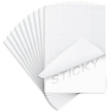 Imagem de Golden State Art, Placas autoadesivas de espuma branca de 13 x 19 um lado, pacote com 10 placas de espuma autoadesivas, leves e resistentes de 3/40.6 cm de espessura, para projetos, imagens,