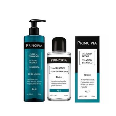 Imagem de Kit Dupla Limpeza Principia: Gel GL-01 + Tônico AL-7