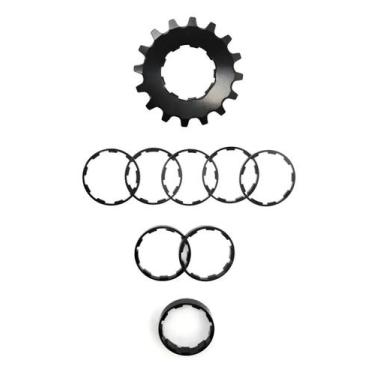 Imagem de Kit Conversão Single Speed Cog 16d Aço Preto Absolute Brutus