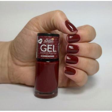 Imagem de Esmalte Efeito Gel Comemore Bella Brazil 9ml  Brilho e Longa Duração