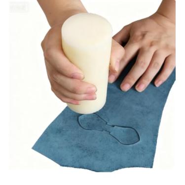 Imagem de YJIUYUANQ 1 peça de Nylon Punch Rod Craft Ferramenta de Trabalho em Couro Operada por Martelo, 140 x 53 mm, para perfuração e corte precisos