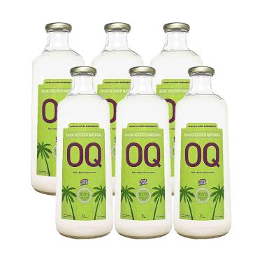 Imagem de Kit 6X: Água de Coco Natural OQ 1L