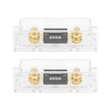 Imagem de Be In Your Mind Kit de fusíveis automotivos 200A 123 x 37 x 80 mm para energia automotiva e solar 123 x 37 x 80 mm