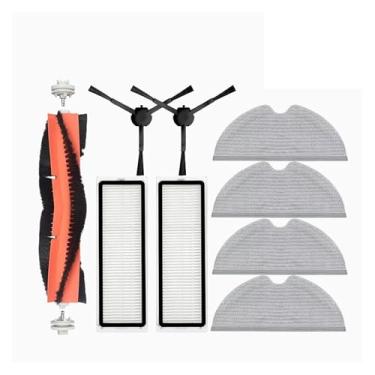 Imagem de Compatible With Xiaomi Mi Robot Vacuum-Mop 2 STYTJ03ZHM Vacuum Cleaner Accessories Hepa Filter Mop Cloth Main Side Brush Spare Parts(Blue)