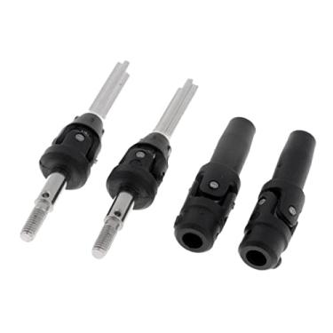 Imagem de Luzhengyang Upgrade Your 1/12 RC Car with 2pcs Black Front Drive Shafts -, Easy to Install - Compatible with Feiyue FY-01 FY-07 - RC Car Parts Front Drive Shaft Radio Control Accessories