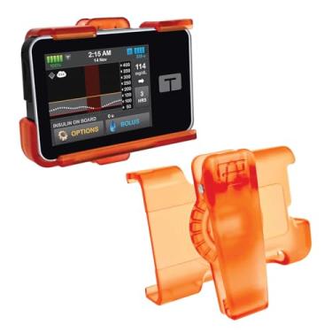 Imagem de Artisan Power Capa tipo coldre para Tandem t: Slim, t: Slim X2 e t: Slim G4 Insulin Pump – Clipe de cinto giratório de 360° seguro, plástico de grau de saúde, enrolamento de tubos, coldre durável para