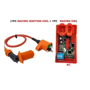 Imagem de XR200 NX150 NX200 RACING CDI FOR XL125 XL 125 TITAN KS 92-02ML125 97-02 CBX200 NX350 AC 6PIN 4K-12K RPM Mopped Quad Turn Cut CDI(Cdi and Coil GY6)