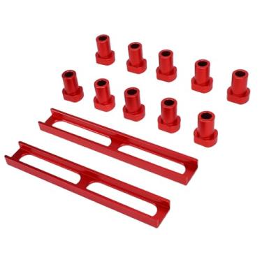 Imagem de FTVOGUE 10 Pçs Banco Cão Liga de Alumínio Antiderrapante Almofada Bancada Parar Com Acabamento Anodizado para Mesas Mft Carpintaria Moagem Escultura Corte