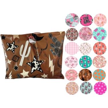 Imagem de Trendy Chick Mailers - Pacote com 100 produtos cortados em matriz e sacolas de compras/Perfeito para lojas de varejo, boutiques, lojas de presentes, roupas e mercadorias | Bonito e moderno (Wild Wild
