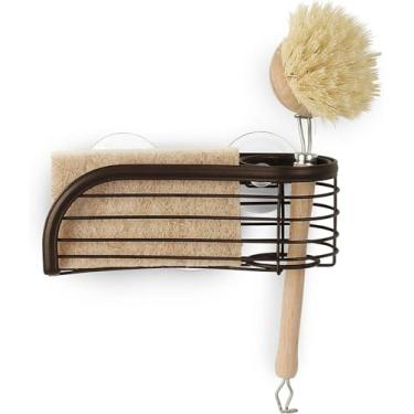 Imagem de Spectrum Diversified Suporte de esponja e escova Ashley, bronze