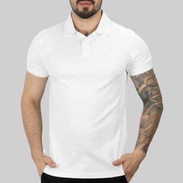 Imagem de Camisa Polo Calvin Klein Liquid Touch Branca-Masculino