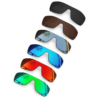 Imagem de SmartVLT Conjunto de 6 lentes de substituição masculinas para óculos Oakley Oil Rig Sunglass Combo Pack S01