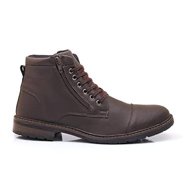 Imagem de Bota Coturno Casual Masculino 211Z (Marrom, 44, BR, Adulto, Numérico, 44)