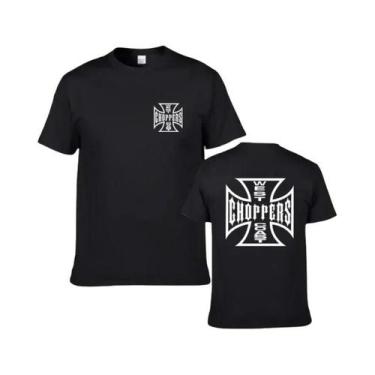 Imagem de Camiseta Oversized Unissex De Verão Com Estampa West Coast Choppers Ca