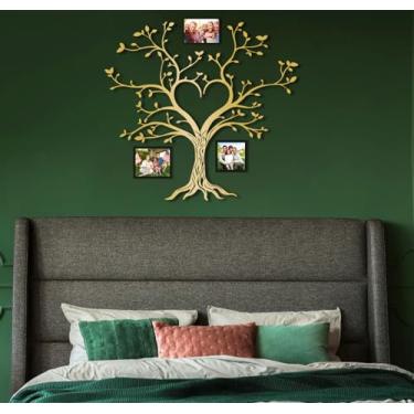 Imagem de Decoração de parede de árvore genealógica, decoração de parede de árvore de metal, árvore da vida, decoração de parede de moldura de árvore genealógica, arte de parede de árvore da vida, decoração de