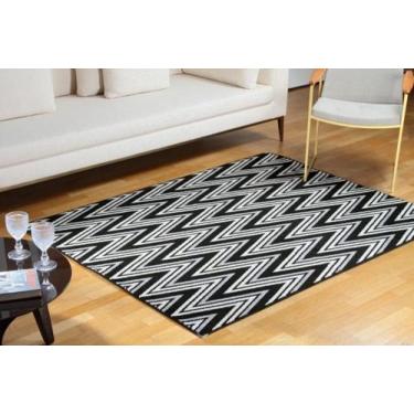 Imagem de Tapete andino 1,00 x 1,50 sala quarto moderno antiderrapante hotel pou