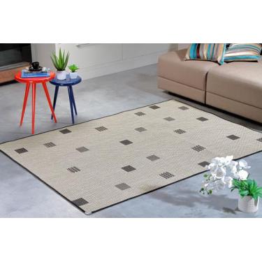 Imagem de Tapete 2,00 x 3,00 sisal não risca piso sala pousada clínica esritório