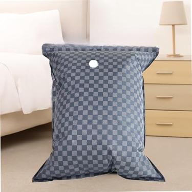 Imagem de Sacos de armazenamento a vácuo – Sacos de compressão de tecido Oxford para viagens, acampamento e movimento, solução de armazenamento que economiza espaço