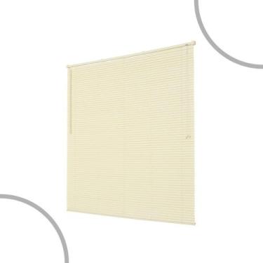 Imagem de Persiana Horizontal De Pvc 1,40x1,30m Cortina Blackout Várias Cores - 