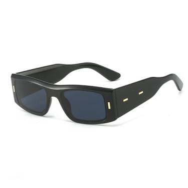 Imagem de Óculos de Sol UV400 - Cores Candy Punk, Hastes Largas, Estampa de Leopardo em Cores Contrastantes, para Homens e Mulheres, Esportes ao Ar Livre, Corrida, Ciclismo, Preto