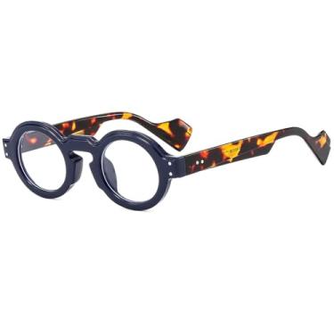 Imagem de Óculos de Sol Redondos Punk Femininos com Rebites Ovais Masculinos para Esportes ao Ar Livre, Corrida e Ciclismo, C7