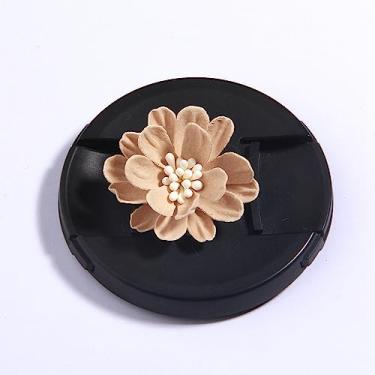 Imagem de 10 peças de flores artificiais de chiffon rosa camélia para decoração de vestido de convite de casamento, 16