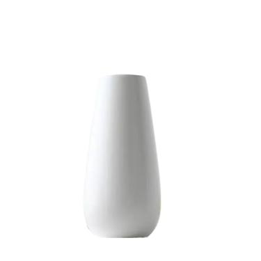 Imagem de Vaso de cerâmica moderno minimalista moderno para casa sala de estar decoração de mesa criativa pequena e fresca hidropônica branca floral peças centrais (branco)