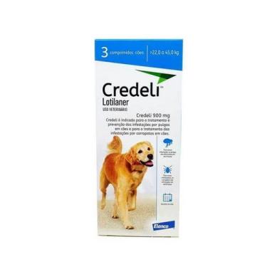Imagem de Credeli Antipulgas e Carrapatos 900mg 22,0 a 45,0 kg Elanco 3 Comprimi