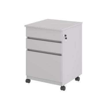 Imagem de Gaveteiro Com 3 Gavetas Nora Cinza