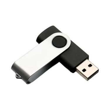 Imagem de Pen Drive USB 2.0 Rotativo De Alta Velocidade Em Liga De Alumínio Durá