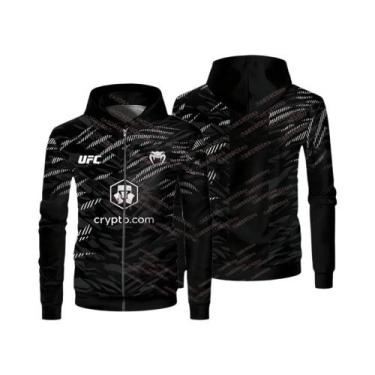Imagem de Jaqueta Masculina Com Zíper E Capuz UFC 2026 Nurmagomedov Extreme Boxi