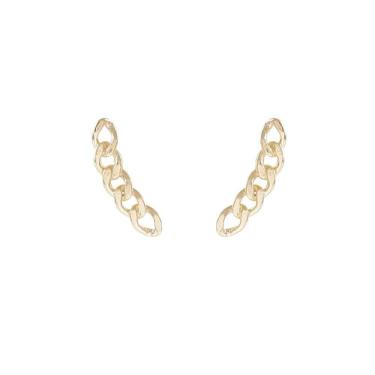 Imagem de Brinco Ear Cuff Armazem Rr Bijoux Corrente Dourado