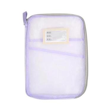 Imagem de Bolsa Organizadora De Material Escolar A4 De Grande Capacidade Com Zíp