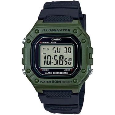 Imagem de Relógio casio masculino illumiator w-218h-3avdf, Cinza